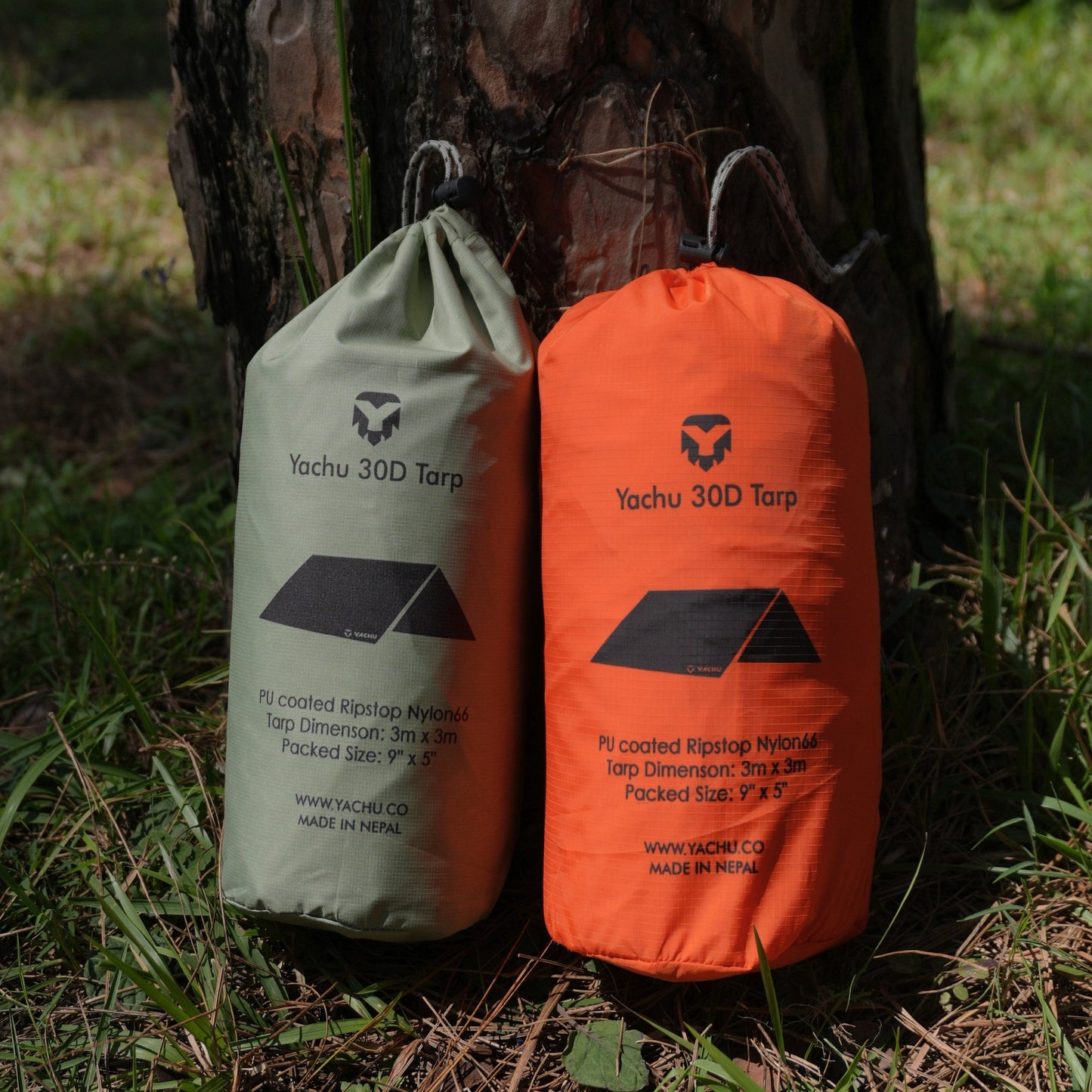 UV-resistant 30D tarp shelter for outdoor camping trips