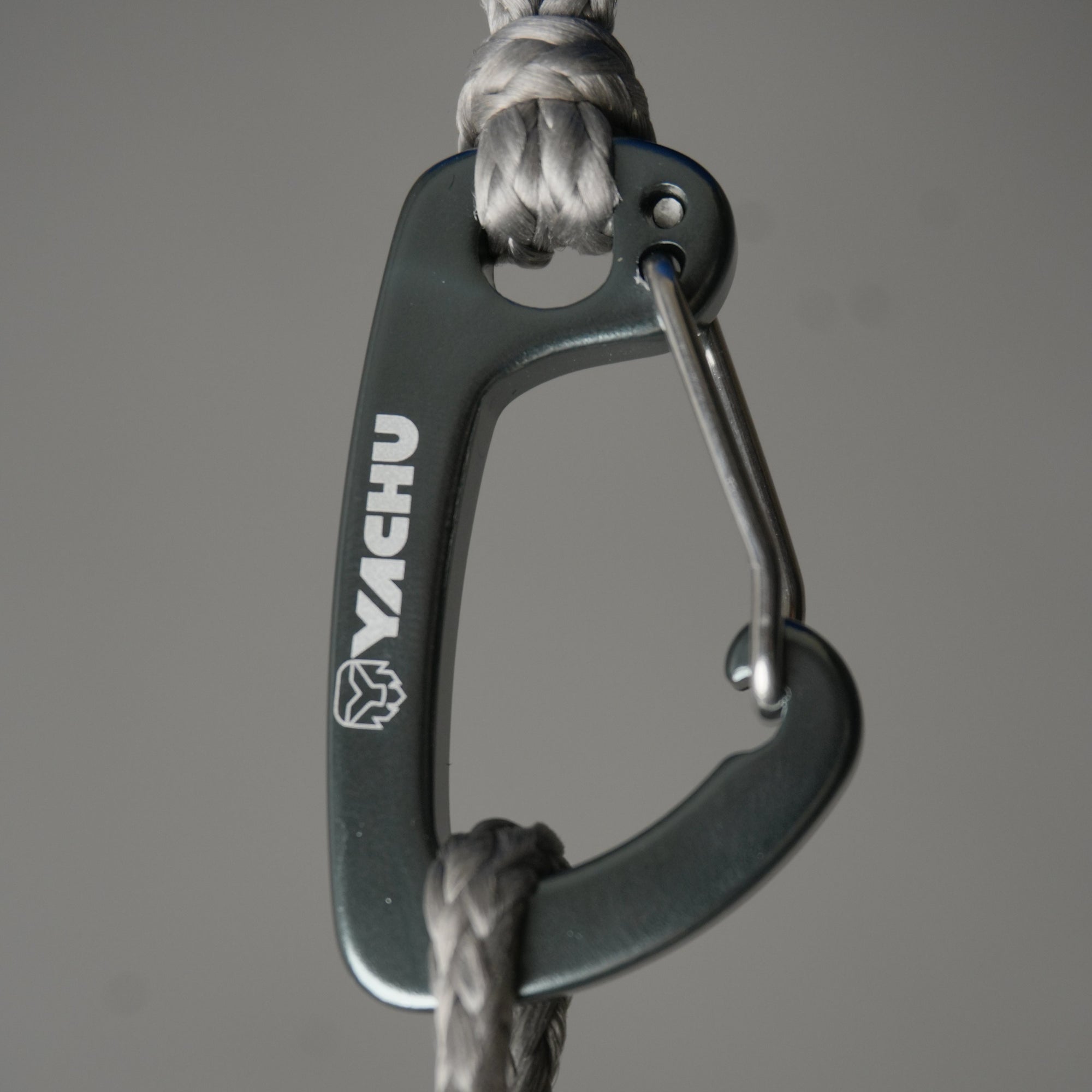 Heavy-duty 5kN aluminum carabiner for hammock campers