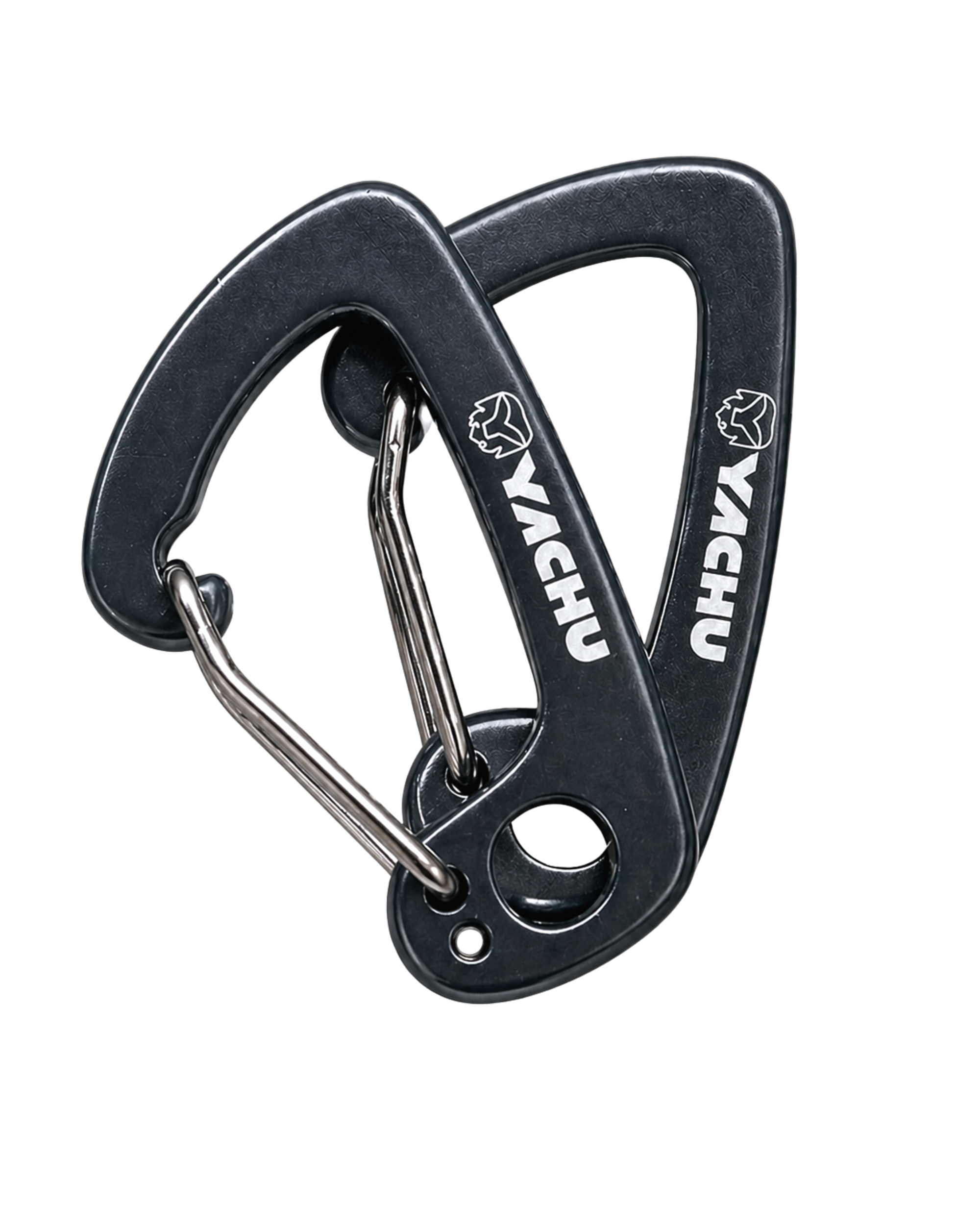 Yachu 5kN carabiner attached to hammock strap in use