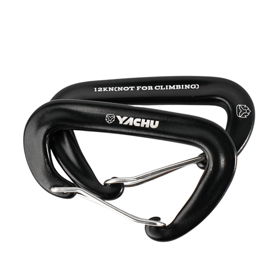 Yachu 12kN aluminum carabiner for hammock and camping setups