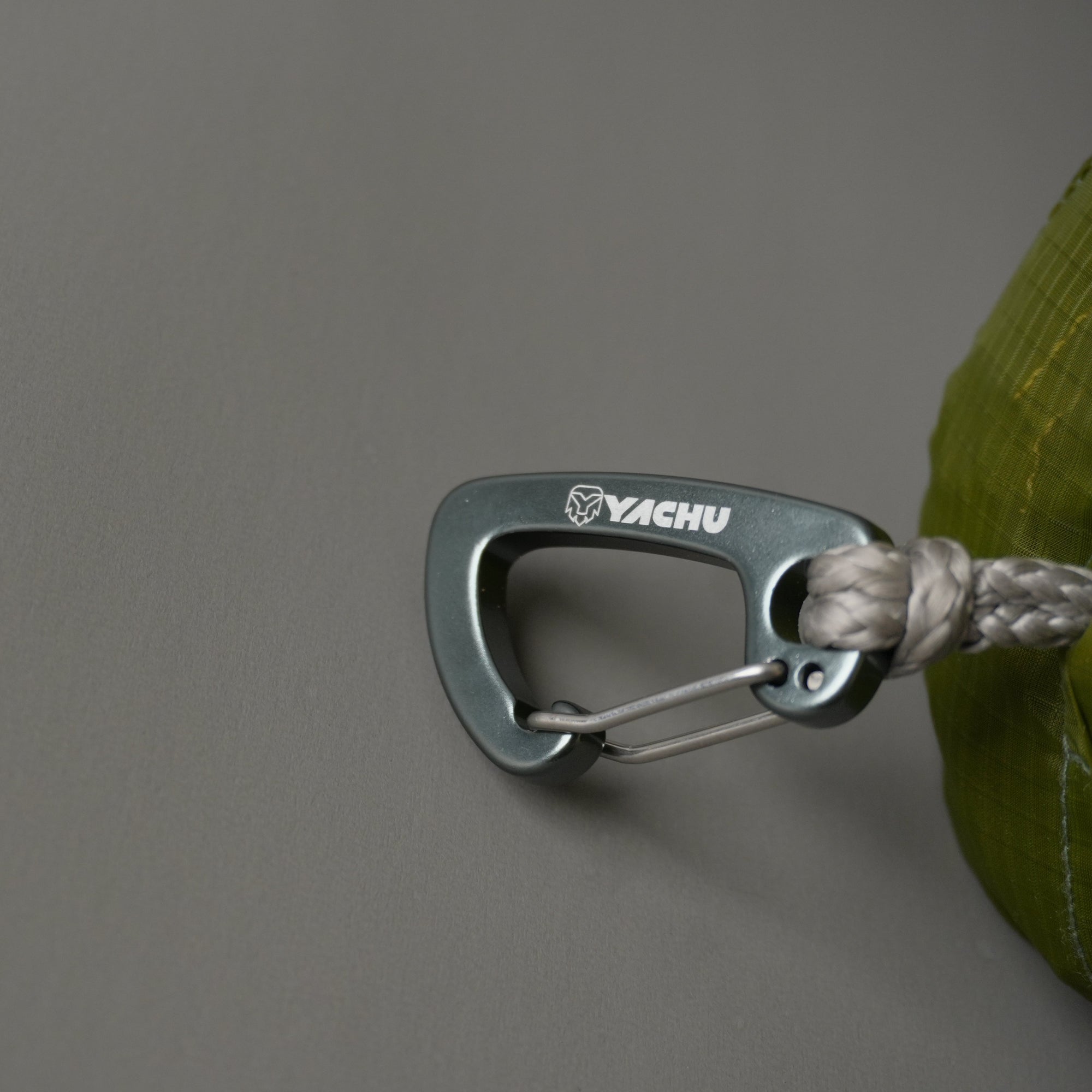 High-strength 5kN aluminum carabiner for hammock straps