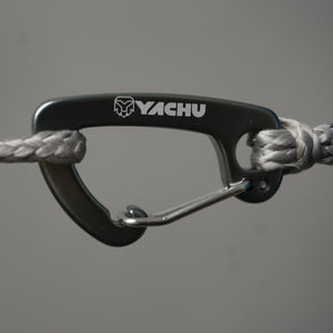 Strong lightweight 5kN carabiner clip for hammock suspension