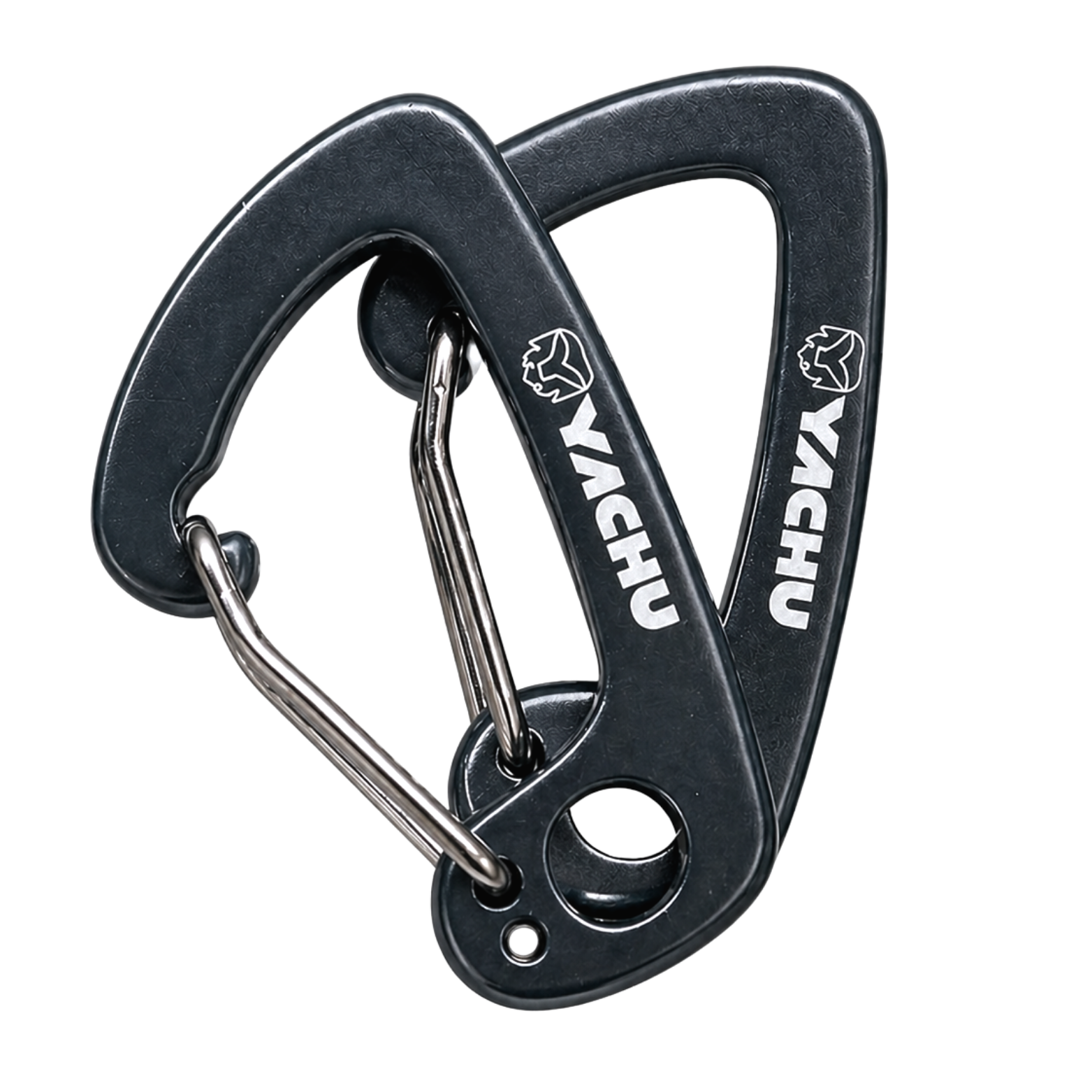 Yachu 5kN ultralight aluminum carabiner, 6g compact hammock clip