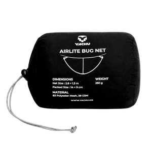 Yachu Airlite Bug Net, ultralight mesh hammock bug netting