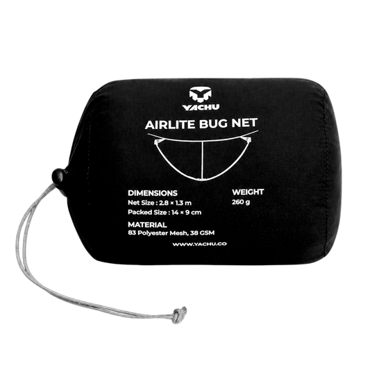 Yachu Airlite Bug Net, ultralight mesh hammock bug netting