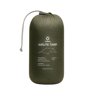 Yachu Airlite Tarp, 450g waterproof rain shelter, 3x3m coverage